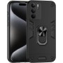 ILING Funda para Realme 14X 5G / Realme C75 4G, Ultradelgado Mate Armor Carcasa con 360 Anillo Soporte Dura PC y Silicona TPU