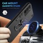 ILING Funda para Realme 14X 5G / Realme C75 4G, Ultradelgado Mate Armor Carcasa con 360 Anillo Soporte Dura PC y Silicona TPU
