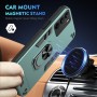 ILING Funda para Realme 14X 5G / Realme C75 4G, Ultradelgado Mate Armor Carcasa con 360 Anillo Soporte Dura PC y Silicona TPU
