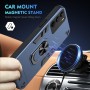 ILING Funda para Realme 14X 5G / Realme C75 4G, Ultradelgado Mate Armor Carcasa con 360 Anillo Soporte Dura PC y Silicona TPU