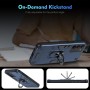 ILING Funda para Realme 14X 5G / Realme C75 4G, Ultradelgado Mate Armor Carcasa con 360 Anillo Soporte Dura PC y Silicona TPU