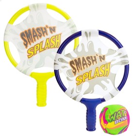 ColorBaby Aqua World Set de Tenis para niños con Bola de Espuma, 2 Raquetas, Fácil Agarre, Mi Primer Juego, +3 años, Juguetes