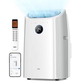 DREO Aire Acondicionado Portátil de 10000 BTU para Habitación, Refrigeración sin Drenaje, Silencioso, Control por