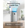 DREO Aire Acondicionado Portátil de 10000 BTU para Habitación, Refrigeración sin Drenaje, Silencioso, Control por