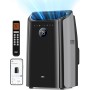 DREO Aire Acondicionado Portátil de 10000 BTU para Habitación, Refrigeración sin Drenaje, Silencioso, Control por