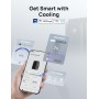DREO Aire Acondicionado Portátil de 10000 BTU para Habitación, Refrigeración sin Drenaje, Silencioso, Control por