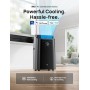 DREO Aire Acondicionado Portátil de 10000 BTU para Habitación, Refrigeración sin Drenaje, Silencioso, Control por