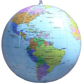 VAEIORP 1 Pcs Globos inflables Bolas de Globo Mundial de PVC Globo del Mundo bálsamos de Playa de Tierra para la Playa la