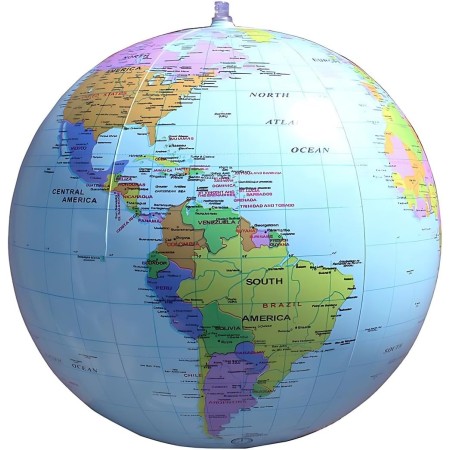 VAEIORP 1 Pcs Globos inflables Bolas de Globo Mundial de PVC Globo del Mundo bálsamos de Playa de Tierra para la Playa la