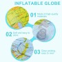 VAEIORP 1 Pcs Globos inflables Bolas de Globo Mundial de PVC Globo del Mundo bálsamos de Playa de Tierra para la Playa la