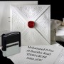 Sellos de goma personalizables (38 x 14mm- 3 líneas)- personalizables Sello autoentintable- Volver sello de dirección
