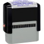Sellos de goma personalizables (38 x 14mm- 3 líneas)- personalizables Sello autoentintable- Volver sello de dirección