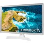 LG 24TQ510S-WZ - Monitor TV de 24'' HD, amplio ángulo de visión, LED Profundidad de Color, Smart TV WebOS22, Color Blanco