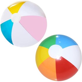 Hojalis Pelota de Playa Inflable, 2Pcs Pelotas de Playa, Pelota de Playa Hinchable, Pelota Hinchable, para Beach Pool Sports,