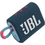 JBL GO 3 Altavoz inalámbrico portátil con Bluetooth, resistente al agua y al polvo (IP67), hasta 5h de reproducción con sonido