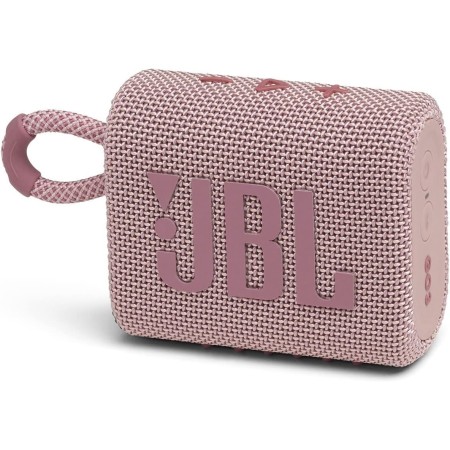 JBL GO 3 Altavoz inalámbrico portátil con Bluetooth, resistente al agua y al polvo (IP67), hasta 5h de reproducción con sonido