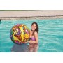 BESTWAY 31044 - Pelota de Playa Hinchable Diseño Pop Art Multicolor 63 cm aprox. Vinilo Resistente Probado con Válvula de