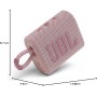 JBL GO 3 Altavoz inalámbrico portátil con Bluetooth, resistente al agua y al polvo (IP67), hasta 5h de reproducción con sonido