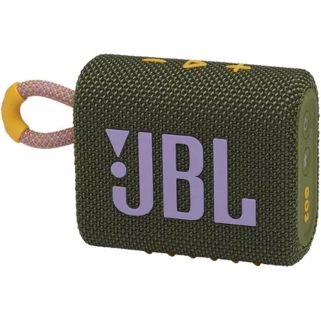 JBL GO 3 Altavoz inalámbrico portátil con Bluetooth, resistente al agua y al polvo (IP67), hasta 5h de reproducción con sonido