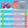 Ryaco Leap Ball, Bola de Salto de Agua, Bola Que Rebota en el Agua, 3 Paquetes, Pelota Que Rebota, Pelota de Playa para Todas