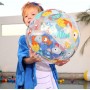 3 piezas inflables de la playa de juguete de 35cm transparente inflable bola de agua playa piscina bolas juguete de verano