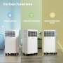Comfee Aire Acondicionado Portátil Silencioso, 5000BTU/1200 Frigorías, 3 en 1, Bajo Consumo, Refrigeración, ventilación y