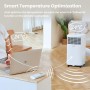 Comfee Aire Acondicionado Portátil Silencioso, 5000BTU/1200 Frigorías, 3 en 1, Bajo Consumo, Refrigeración, ventilación y