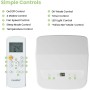 Comfee Aire Acondicionado Portátil Silencioso, 5000BTU/1200 Frigorías, 3 en 1, Bajo Consumo, Refrigeración, ventilación y