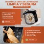 PORTENTUM Papel freidora aire 100 unidades de 20-24 cm Cuadrado. Papel Air Fryer Grado alimenticio BPA free, FDA y LFGB