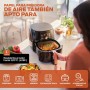 PORTENTUM Papel freidora aire 100 unidades de 20-24 cm Cuadrado. Papel Air Fryer Grado alimenticio BPA free, FDA y LFGB