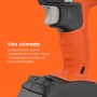 BLACK+DECKER Taladro percutor inalámbrico de 18V y 2 velocidades con dos baterías de 1,5Ah y cargador de 400mA, par de 45Nm, luz