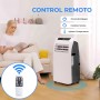 SereneLife Aire Acondicionado Portátil, 12.000 BTU, Móvil, Calefactor, Silencioso, Deshumidificador, Ventilador, Kit Escape