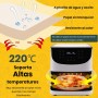 200 Piezas Papel Freidora Aire Cuadrado, 20CM, para COSORI Cecotec 5,5 6L, Papel de Pergamino Desechable Antiadherente para