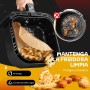 300 Piezas Papel para Freidora de Aire 5-8L, 20-24CM Papel Air Fryer Cuadrado, Papel Freidora Aire Desechable Antiadherente para