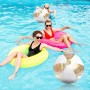 YEAMLTE Pelota Hinchable, 2 PCS Glitter Pelota De Hinchable Beach, Transparente Pelotas De Playa Hinchable, Pelota de Playa