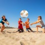 YEAMLTE Pelota Hinchable, 2 PCS Glitter Pelota De Hinchable Beach, Transparente Pelotas De Playa Hinchable, Pelota de Playa