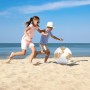YEAMLTE Pelota Hinchable, 2 PCS Glitter Pelota De Hinchable Beach, Transparente Pelotas De Playa Hinchable, Pelota de Playa