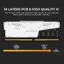 Timetec Pinnacle Konduit RGB DDR4 3600MHz Desktop Gaming Módulo de Memoria RAM - Blanco (3600MHz 16GB)
