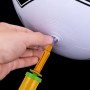 Grevosea 3 Pelotas de Fútbol Inflable, 15 Pulgadas, PVC, Blancas, 3 Piezas, 3 Sets, 25 cm, Paquete de 3, Para Playa, Voleibol y