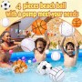 PIUMOJ - Pelota de Playa Inflable para Juegos de Agua, Globos de Playa, Globos de fútbol, Voleibol, Baloncesto, Béisbol, Globos