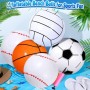 PIUMOJ - Pelota de Playa Inflable para Juegos de Agua, Globos de Playa, Globos de fútbol, Voleibol, Baloncesto, Béisbol, Globos