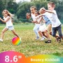 OSDUE Bola Arcoiris Pelota De Inflable, Pelotas de PVC Juguete Infantil Pelota Hinchable, Pelota de Playa de 8.6 Pulgadas