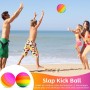 OSDUE Bola Arcoiris Pelota De Inflable, Pelotas de PVC Juguete Infantil Pelota Hinchable, Pelota de Playa de 8.6 Pulgadas