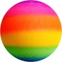 OSDUE Bola Arcoiris Pelota De Inflable, Pelotas de PVC Juguete Infantil Pelota Hinchable, Pelota de Playa de 8.6 Pulgadas