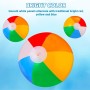 SCIONE 6 pzs Bola de Agua Hinchable 22cm Colorida Bola de Playa Hinchable Pequeña Bola de Juguete de Playa de Piscina para Niños