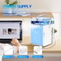 Aire Acondicionado Portátil, 800ML Mini Enfriador de Aire Portátil con Control de Aplicación, 5 en 1 USB Recargable con 6 Cajas