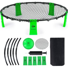 Dunlop Spyderball - Incluye Pelota, Bomba y Bolsa de Viaje - MAX. 4 Jugadores - Apto para Spikeball