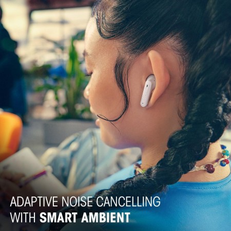 JBL Tune Flex 2, Auriculares inalámbricos Bluetooth y cancelación de Ruido. Autonomía de hasta 48 hrs, IP54 Resistentes al Agua