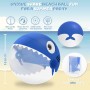 GODR7OY Bolas de agua inflables de tiburón, bolas de agua grandes, transparentes, juguetes de playa para niños y adultos,