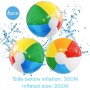 HTTDSLF 6 Piezas Pelota de Playa Hinchable Beach, PPelota Hinchable Paneles Colores, PPelota Playa Inflable para Juguetes de